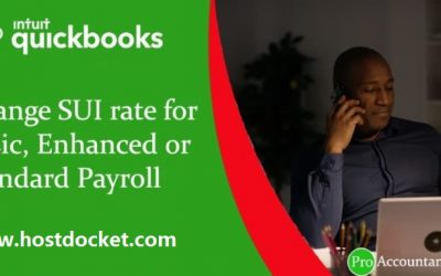 How to Change SUI rate for Basic, Enhanced or Standard Payroll?