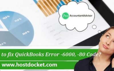How to Troubleshoot QuickBooks Error 6000, 80?
