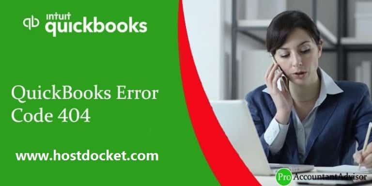 QuickBooks Error Code 404