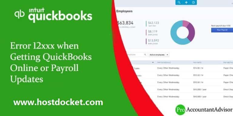 Error 12xxx when Getting QuickBooks Online or Payroll Updates