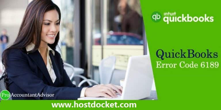 QuickBooks Error Code 6189