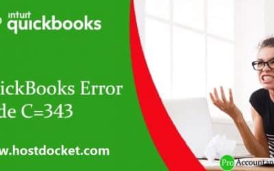 How to Fix QuickBooks Error Code C=343?