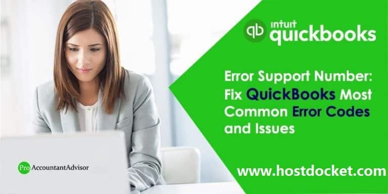 How to Fix QuickBooks Most Common Error Codes & Issues – Error Support Number?