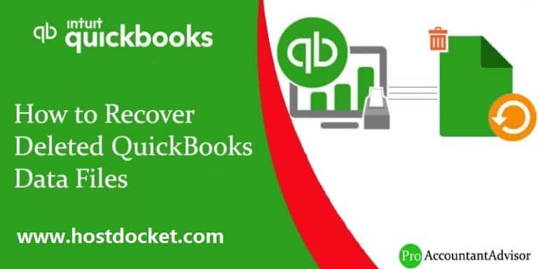 How to Recover Deleted QuickBooks Data Files
