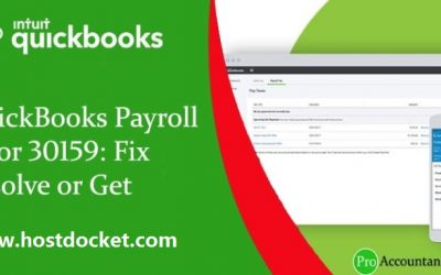 How to Fix QuickBooks Payroll Error 30159?