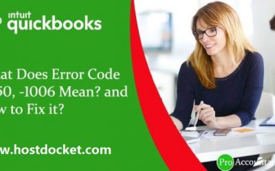 How to Fix QuickBooks Error Code 6150, -1006?