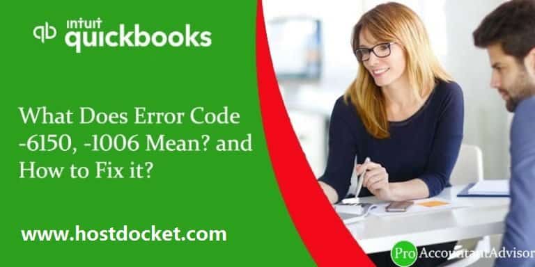 What Does Error Code-6150,-1006 Mean and How to Fix it