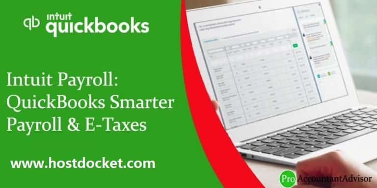 Intuit Payroll QuickBooks Smarter Payroll & E-Taxes