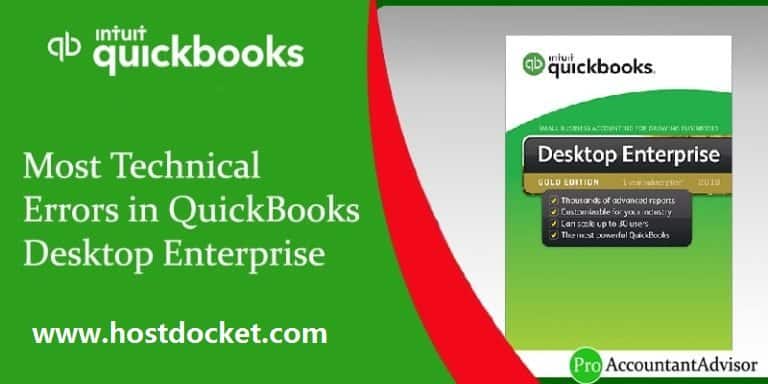 How to Fix Most Technical Errors in QuickBooks Desktop Enterprise?