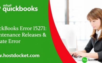 Fix QuickBooks Error 15271: Maintenance Release & Update Error