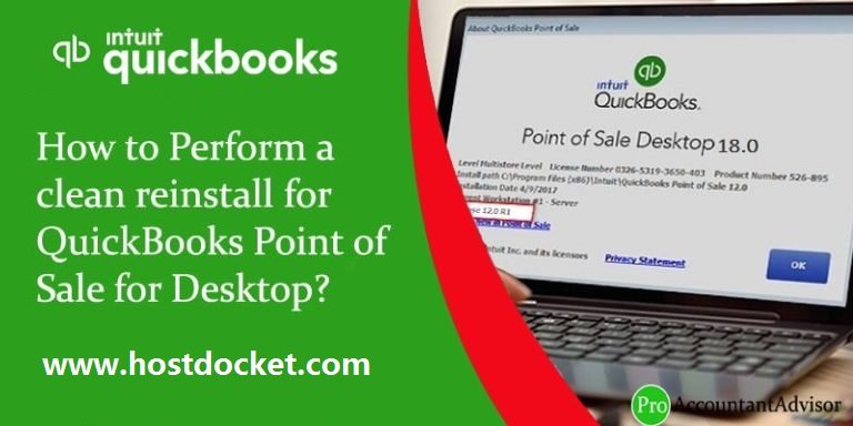 How to Perform a clean reinstall for QuickBooks Point of Sale for Desktop