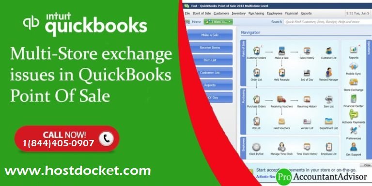Multi Store exchange issues in QuickBooks Point Of Sale Error
