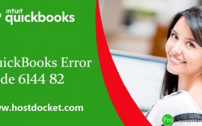 How to Fix QuickBooks Error Code 6144 82?