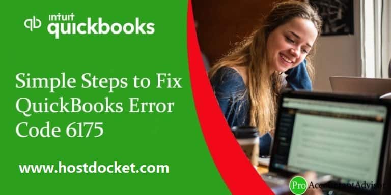 Simple Steps to Fix QuickBooks Error Code 6175