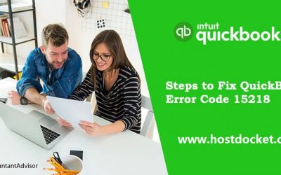 How to Fix QuickBooks Error Code 15218?