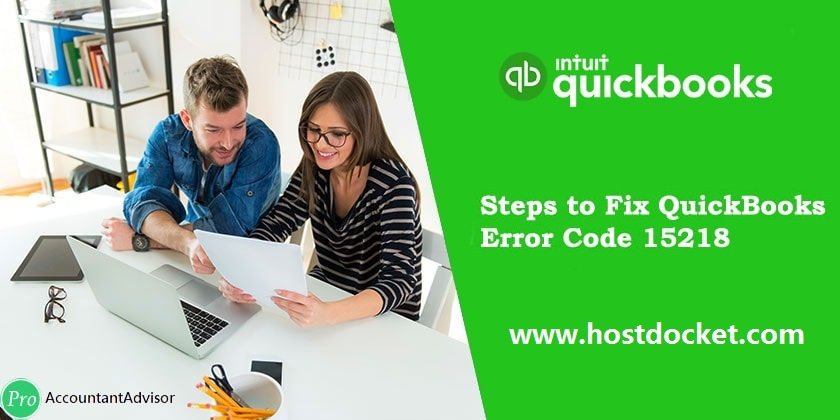 Fix QuickBooks Error Code 15218 (When Getting Updates)