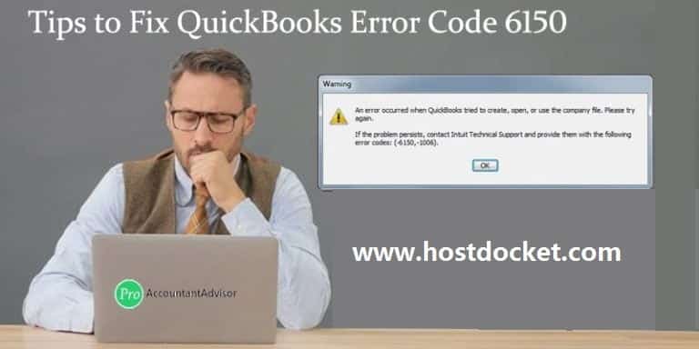 Tips to Fix QuickBooks Error Code 6150