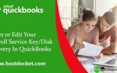 How to Enter or Edit Your Payroll Service Key/Disk Delivery In QuickBooks?