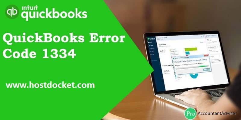 quickbooks 1334 falha no suporte