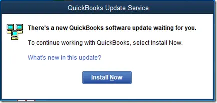 QuickBooks update - Error code 1334