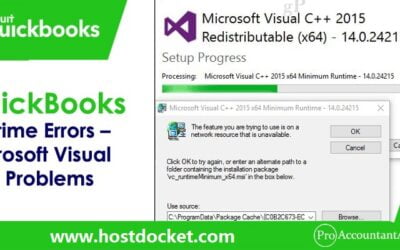 How to Fix QuickBooks Runtime Library Errors & Microsoft Visual C++ Problems?