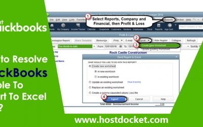 How to Resolve QuickBooks Unable To Export To Excel Error?
