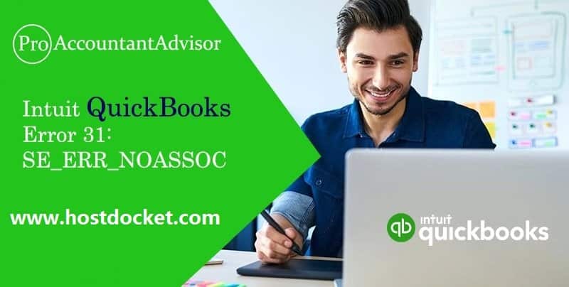 Intuit QuickBooks Error 31-SE_ERR_NOASSOC-Pro Accountant Advisor