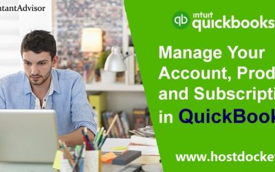 How to Manage Your Account, Products, and Subscriptions in QuickBooks?