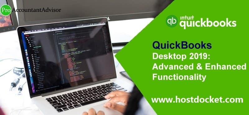 QuickBooks Desktop 2019-Advanced & Enhanced Functionality-Pro Accountant Advisor