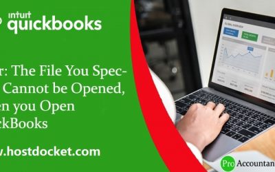 How to Fix “The file you specified cannot be opened” errors in QuickBooks?