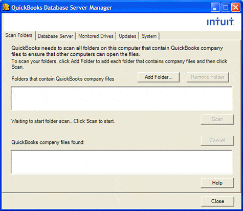 QuickBooks Database Server Manager Tool 