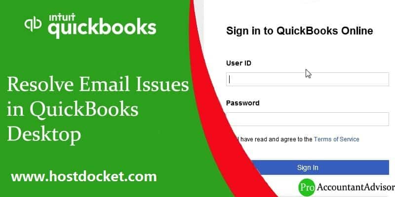 How to Resolve Email Issues in QuickBooks Desktop?