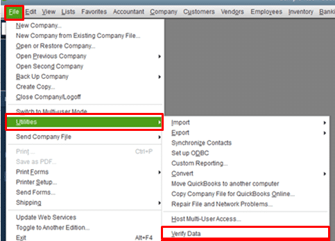 Verify data utility - Screenshot