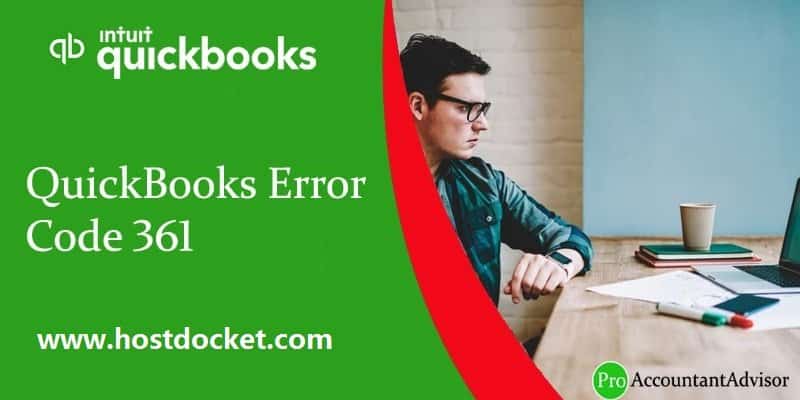 QuickBooks Error Code 361-Pro Accountant Advisor