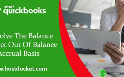 Resolve the Balance Sheet Out Of Balance In Accrual Basis