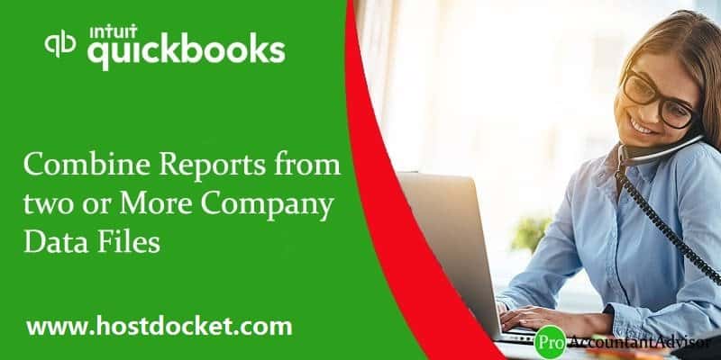 How to Combine Reports from two or More Company Data Files?