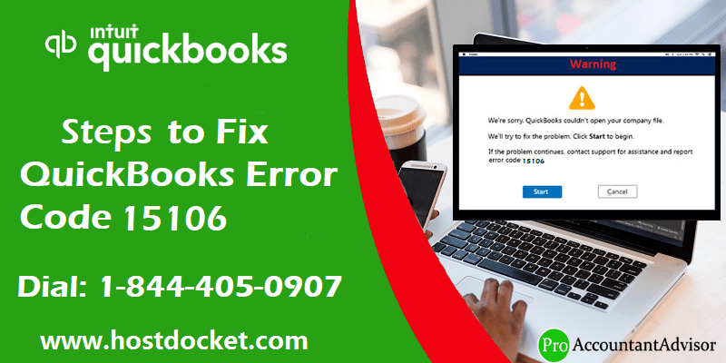 QuickBooks Error Code 15106 - Featured Image