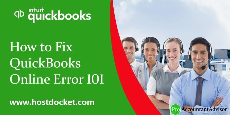 QuickBooks Online Error 101-ProAccountantAdvisor