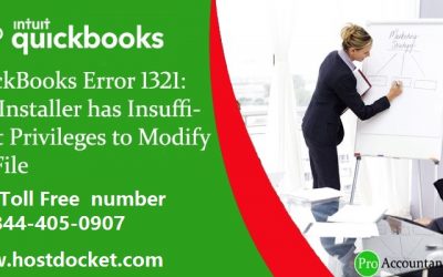 How to Fix QuickBooks Error 1321? (The Installer has Insufficient Privileges to Modify the File)