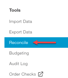 Reconcile your Bank 1