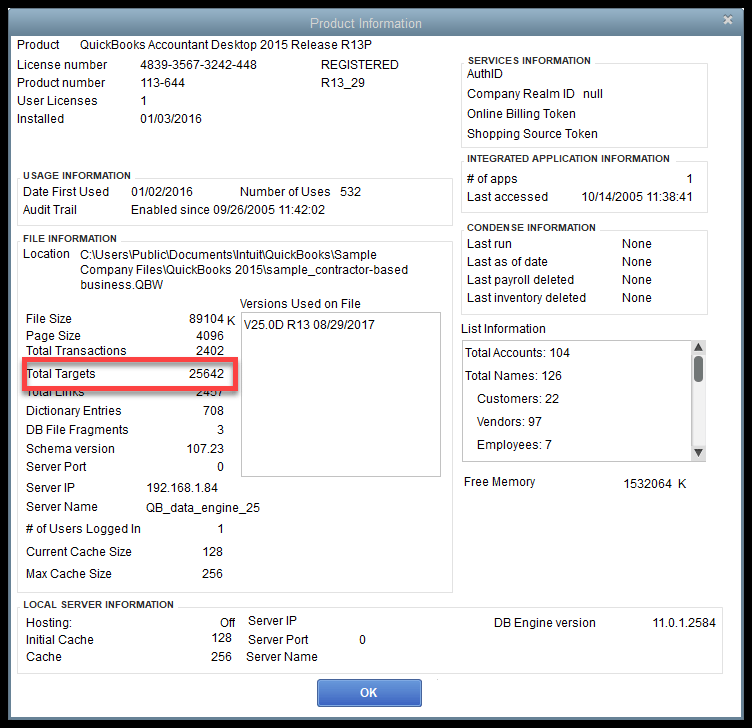 Check File Requirements - Screenshot