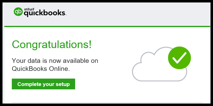 success page - screenshot