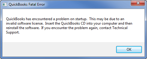 QuickBooks Error 3371 status code 11118