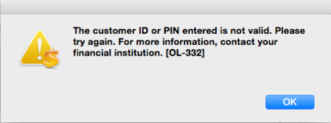 QuickBooks Error OL-332 Screenshot