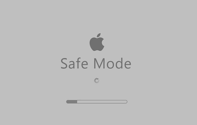 Start Mac in the Safe Mode - Screenshot