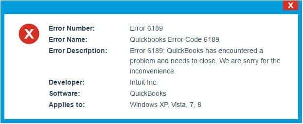 QuickBooks error code 6189 pro accountant advisor