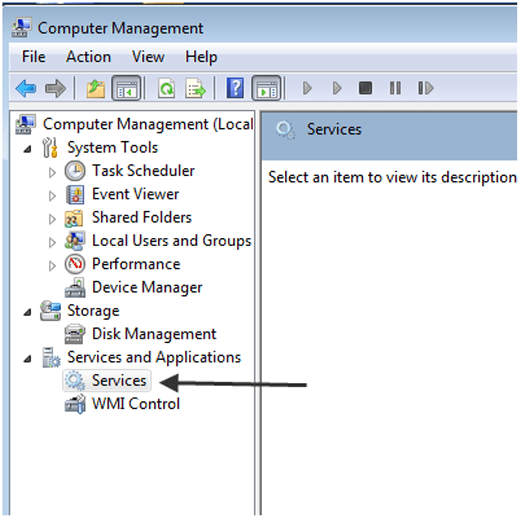 Computer Management Screen -  Screenshot