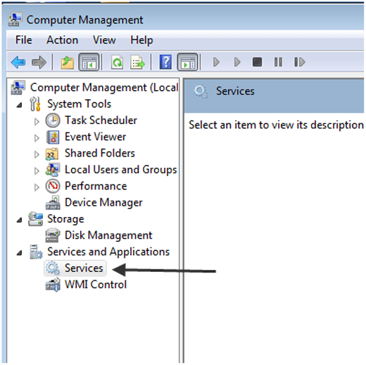 open Computer Management to fix QuickBooks FSC services to fix error 15241