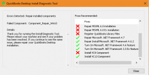 Fix Microsoft .Net Framework, MSXML and C++ issues - Screenshot