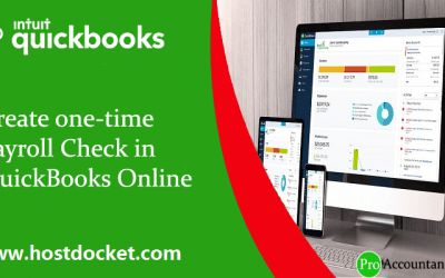 How to Create one-time Payroll Check in QuickBooks Online?